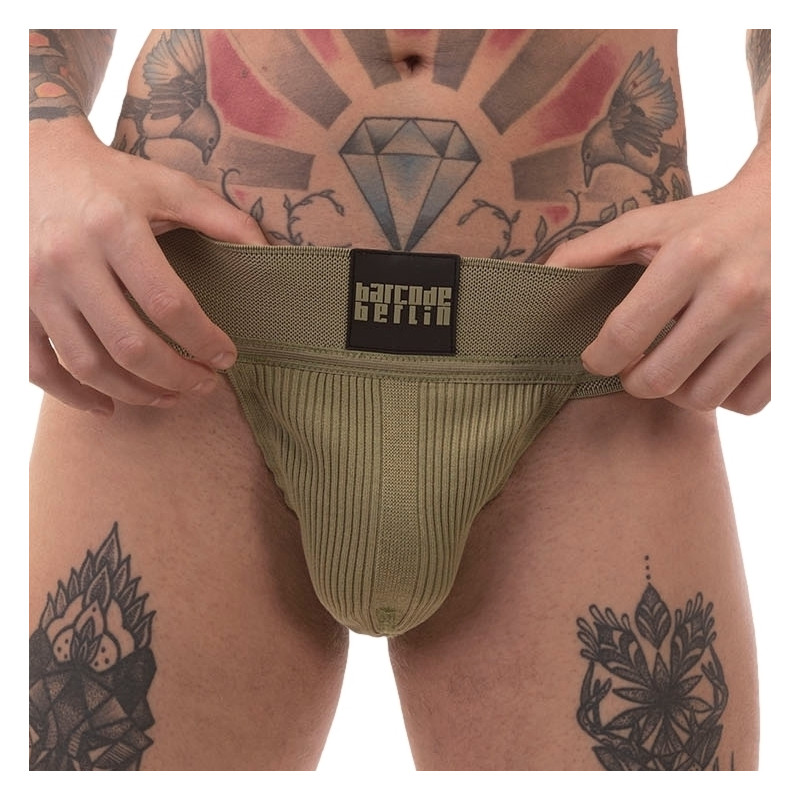 Barcode Berlin Jockstrap Sergey Pop Kaki